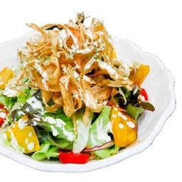 1106.PARIPARI SALADPumpkin & Burdock Chips Salad สลัดฟักทองและโกะโบกรอบto