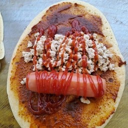 พริกเผา+หมูสับ+ไส้กอก