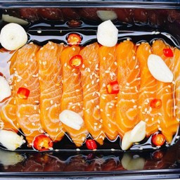 ลองม่อนดอง แซลมอน,กุ้งดองซีอิ๊ว🍣🍤🍚🥢 ลาดกระบัง