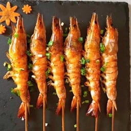 กุ้งขาวย่าง 烤白虾