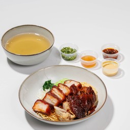 บะหมี่คอมโบเป็ด+หมูแดง