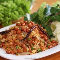 สายรุ้ง ยำเเหนมข้าวทอด ยำขนมจีนรสเเซ่บ