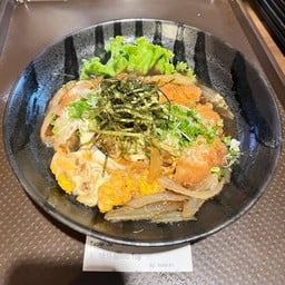 Pork cutlet and egg dish