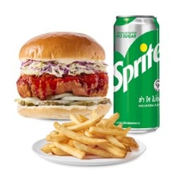 [แซ่บซี๊ดกับสไปร์ท] Sandwich Mabulro + French fries-S + 1 sprite