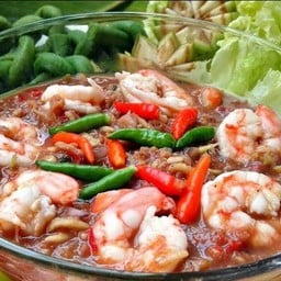 ชุดน้ำพริกกุ้งสด