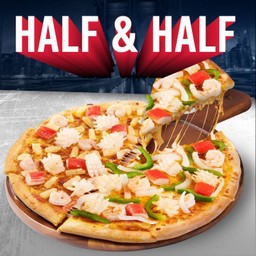 [Half & Half] Signature & Seafood Pizza 12" [DMN]