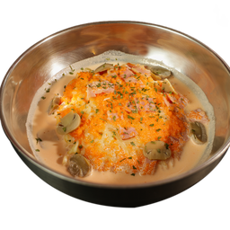 รามยอนซอสครีมเห็ด ไข่กุ้ง (RAMYEON MUSHROOM EBIKO CREAM SAUCE)