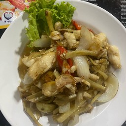 ไก่ผัดขิงL