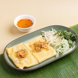 Banh Cuon Trung / ข้าวเกรียบปากหม้อไส้ไข่นึ่ง