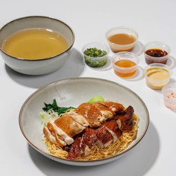บะหมี่คอมโบเป็ด+ไก่ซีอิ้ว