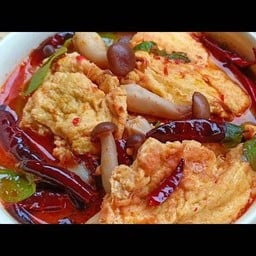 ต้มยำไข่เจียวหมูสับ น้ำข้น