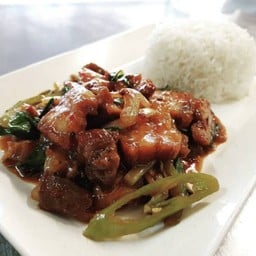 พริกเผาหมูกรอบ