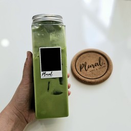 ชาเขียวนม พร้อมดื่ม ไม่แยกน้ำแข็ง