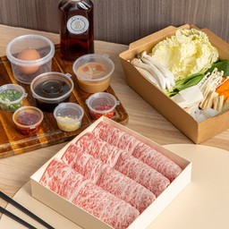 Sukiyaki Set A5 Saga-Gyu Striploin