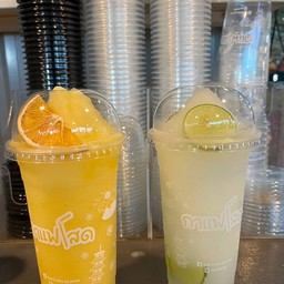 ส้มคั้นสดปั่น