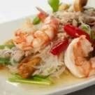 ยำวุ้นเส้นกุ้งสด