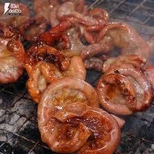 ไส้อ่อนหมูย่าง
