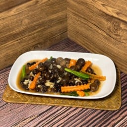 เห็ดเผาะผัดน้ำมันหอย