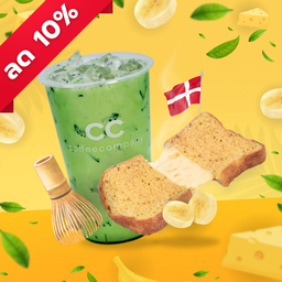 [ลด 10%] Drink and Cheese Toast Set