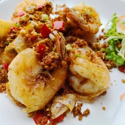 กุ้งผัดพริกเกลือ S