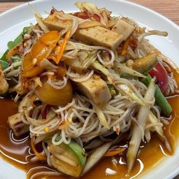 ตำซั่วปลาร้าหมูยอ