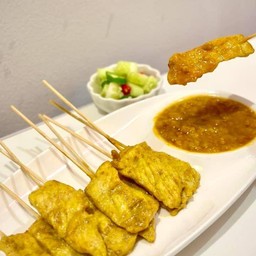หมูสะเต๊ะ (ชุดเล็ก 10 ไม้)