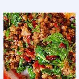 ข้าวกะเพราหมูสับ