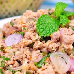 ลาบหมูสุก