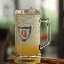 ยูซุน้ำผึ้งโซดาเย็น - Iced Yuzu Honey Soda