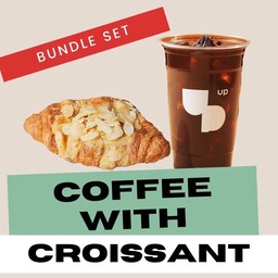 Breakfast Set อเมริกาโน่+ครัวซองค์อัลมอนด์จากราคา160 บาท)เหลือเพียง150บาทเท่านั้น