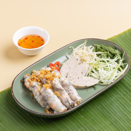 Banh Cuon Tom Thit / ปากหม้อไส้หมูสับและกุ้งสับ