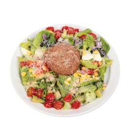 สลัดเบอร์เกอร์เนื้อบดจากพืช