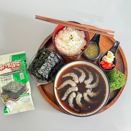 ชุดเซ็ตพร้อมทานดองซีอิ๊วกุ้ง