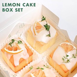 Lemon Cake Box 4 Pc