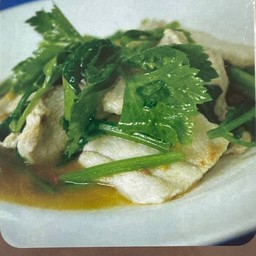 ปลาผัดคื่นไช่ราดข้าว