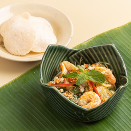 Goi Tom Buoi / ยำส้มโอและกุ้งสด