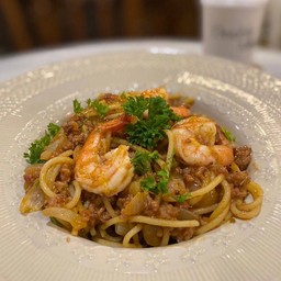 สปาเก็ตตี้ โบโลเนสเนื้อกุ้ง