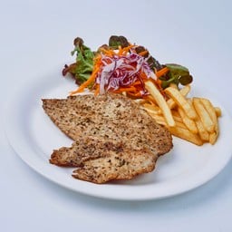 สเต็กไก่พริกไทยดำ