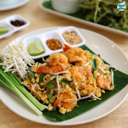 ผัดไทยกุ้งสด