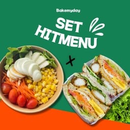 [เซตสุดฮิต] สลัดไข่ต้ม + แซนด์วิชไก่ทอด อร่อยมว๊ากกก