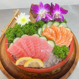 ซาซิมิ แซลมอน+ทูน่า