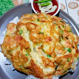 ข้าวไข่เจียวทรงเครื่อง 1 ฟอง