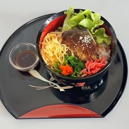 ข้าวหน้าปลาซาบะย่าง