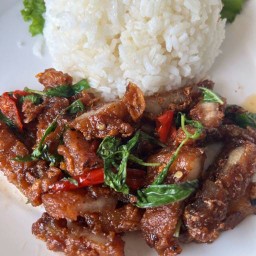 กระเพราจัดจ้าน ในย่านนี้ By เตี๋ยวเรือ H-D
