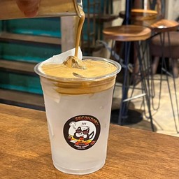 กาแฟมะพร้าวเผา