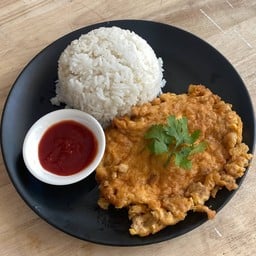 ข้าวไข่เจียวหมูสับ