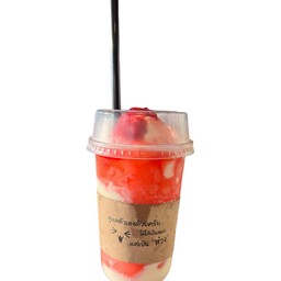 สมูทตี้สตอเบอรี่โยเกิร์ต