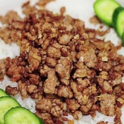 ข้าว (หมู-ไก่) ผัดน้ำมันหอย