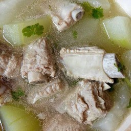 ต้มจืดฟักซี่โครงหมู