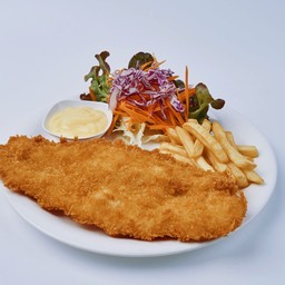 ฟิชแอนด์ชิพจัมโบ้(สเต็กปลาทอด)